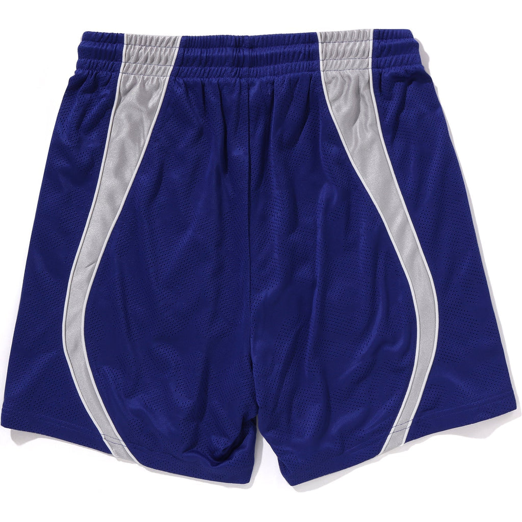 SOLID CAMO JACQUARD MULTILOGO RELAXED FIT SWEAT SHORTS MENS