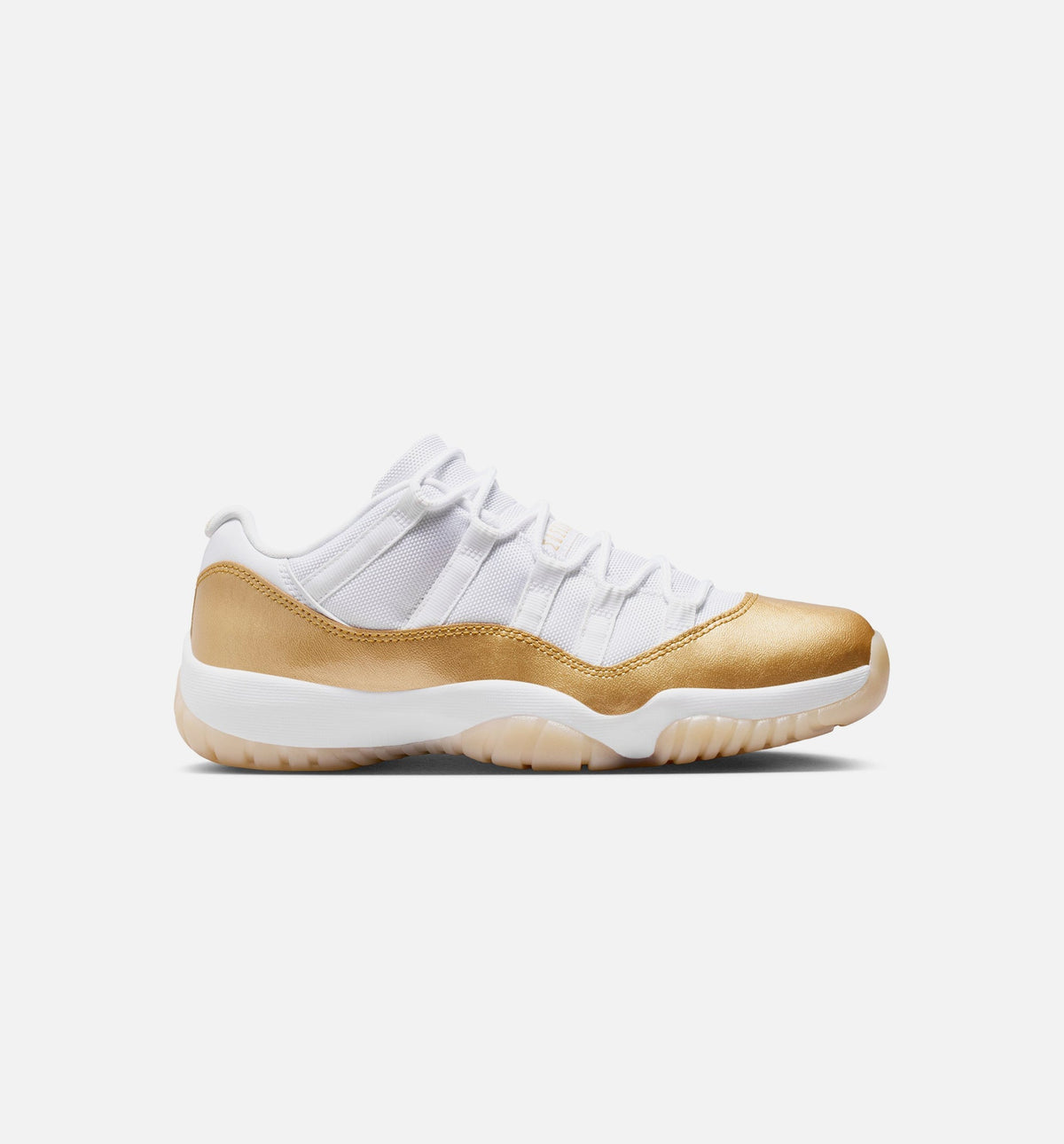 Air Jordan 11 Retro Low Mother's Day – Women's Lifestyle Shoe in White/Metallic Gold/Team Gold