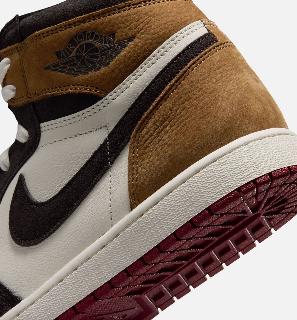 Air Jordan 1 Retro High OG "Love Letter" Men's Shoe – Shadow Brown/Team Red/Light British Tan