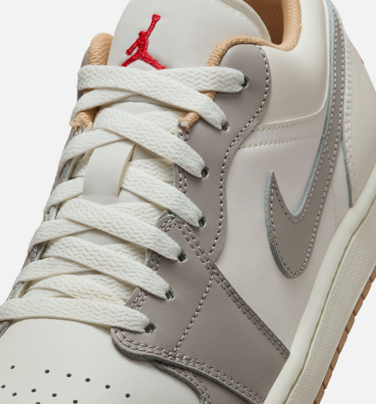 Air Jordan 1 Low “Sail/Fire Red” Men's Lifestyle Shoes