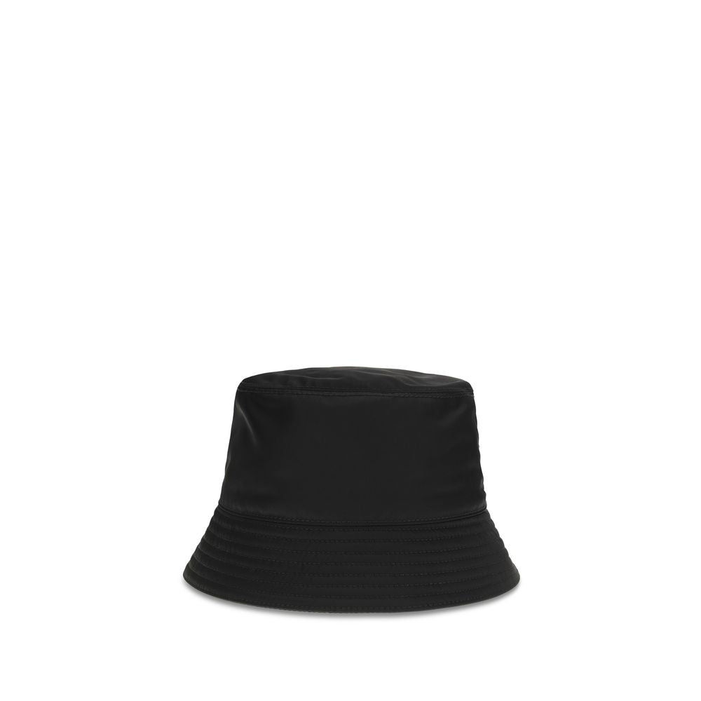 Prada Black Recycled Polyamide Bucket Hat