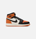 Air Jordan 1 Retro High OG Shattered Backboard – Grade School Lifestyle Shoe in Black/Sail/Starfish