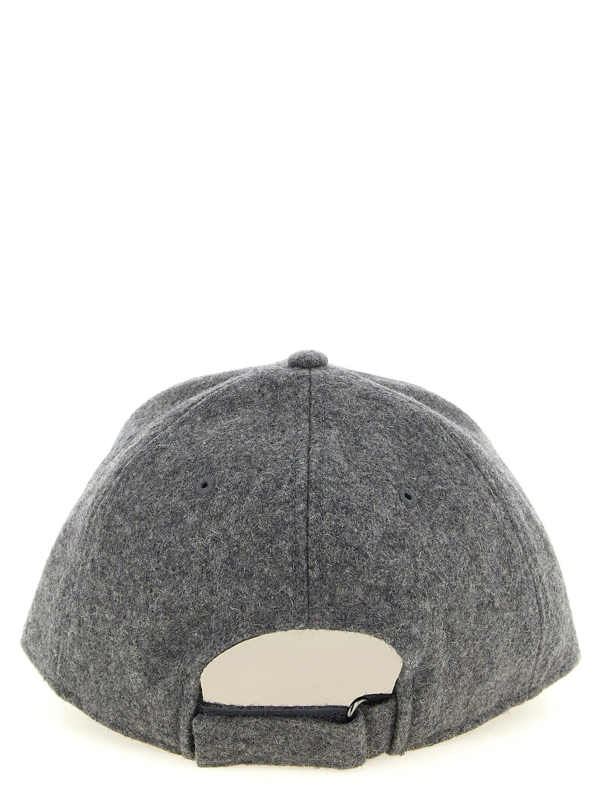 Ballantyne Gray Wool Baseball Cap
