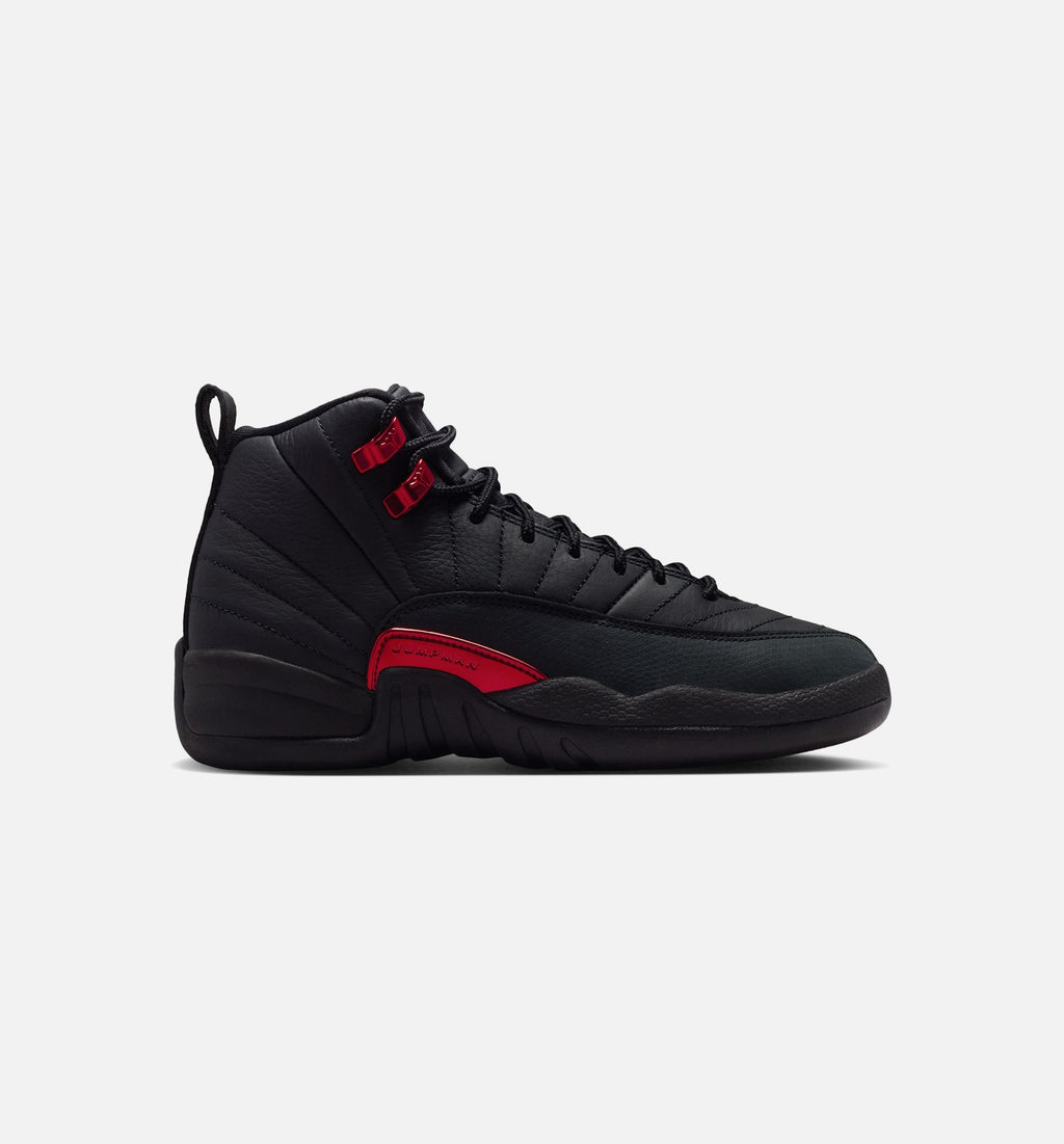 Air Jordan 12 Retro “Bloodline” Big Kids' Lifestyle Shoes (GS)