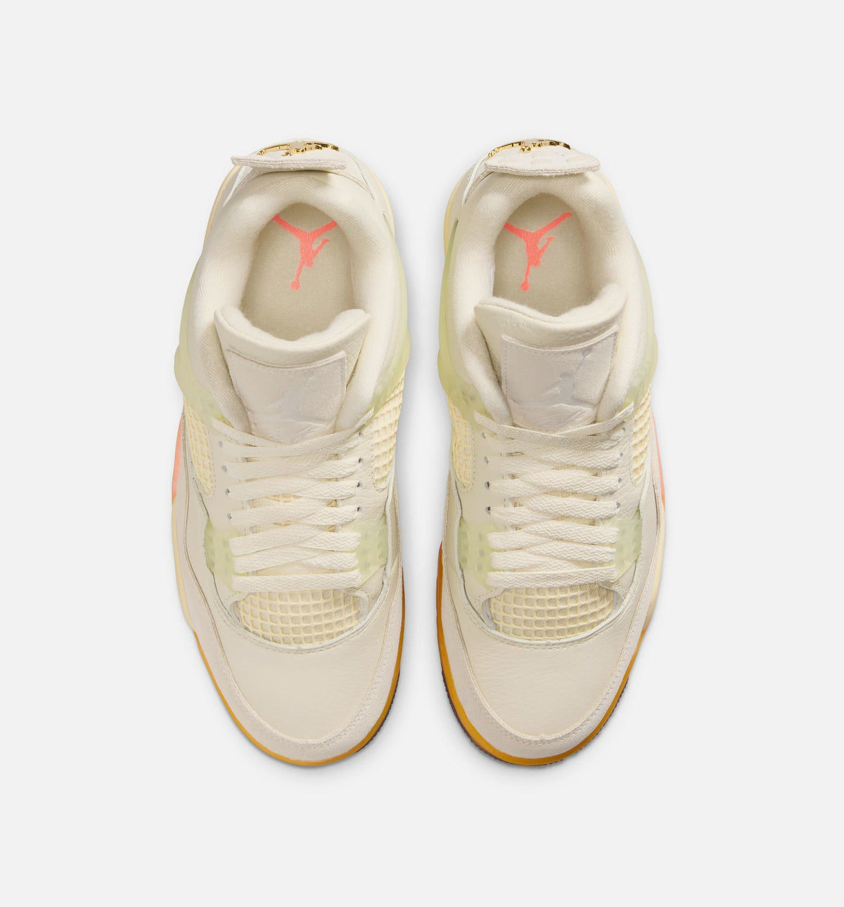 Air Jordan 4 Retro Birds of Paradise | Women's Lifestyle Shoe | Coconut Milk/Metallic Gold/Muslin/Bright Mango/Sundial/Black