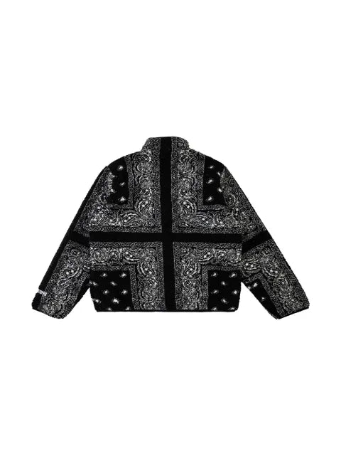 Supreme reversible bandana fleece jacket