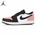 Air Jordan 1 Low Bleached Coral Black/Pink Unisex Sneakers CZ0790-061