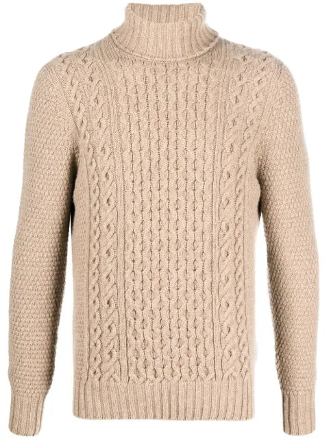 Drumohr cable-knit lambswool jumper