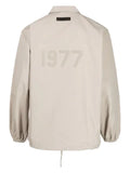 FEAR OF GOD ESSENTIALS graphic-print drawstring shirt jacket