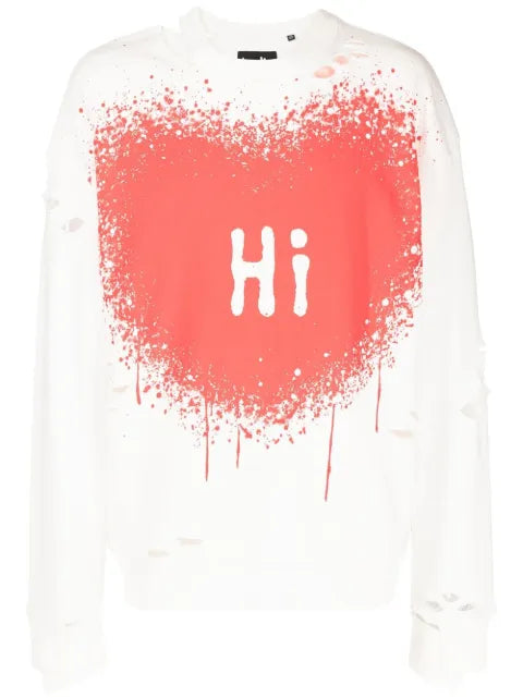 Haculla Hi Bye cut-out sweatshirt