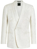 Zegna jacquard silk-wool evening jacket