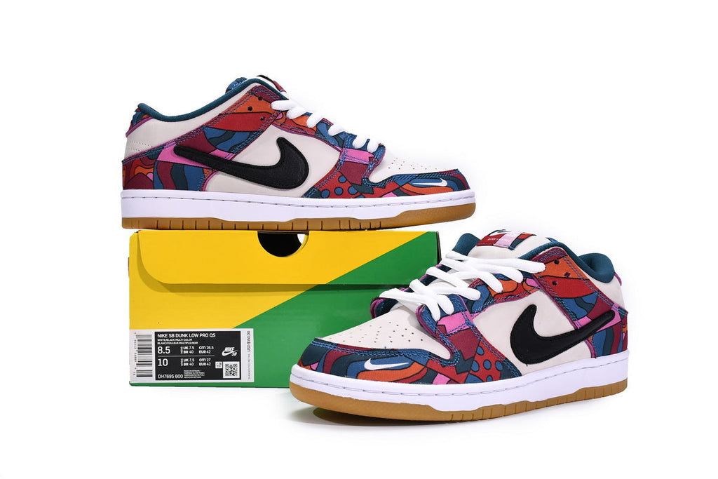 Nike SB Dunk Low Pro Parra Abstract Art Reps Sneaker DH7695-600