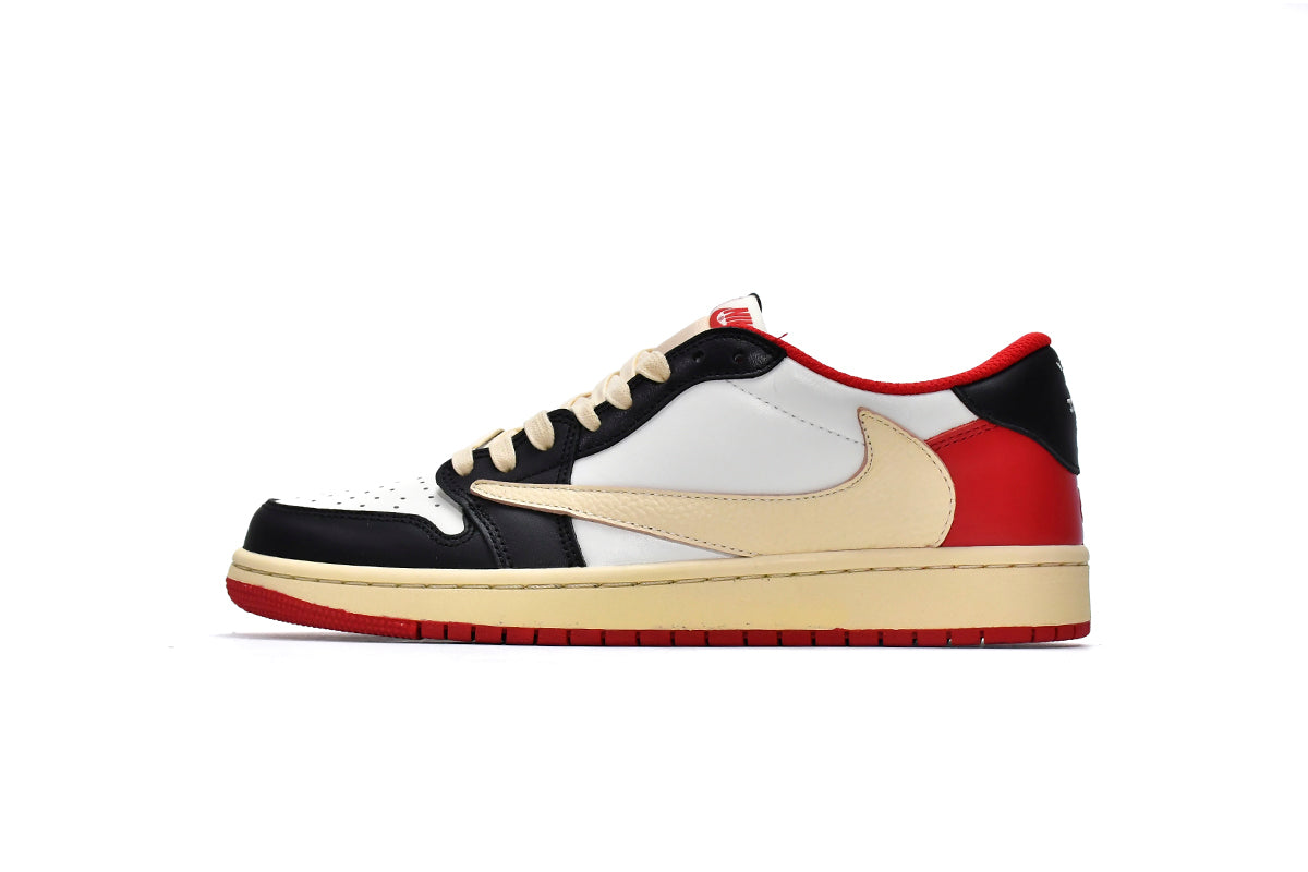Travis Scott x Air Jordan 1 Low Black Red Reps Sneaker DM7866-166