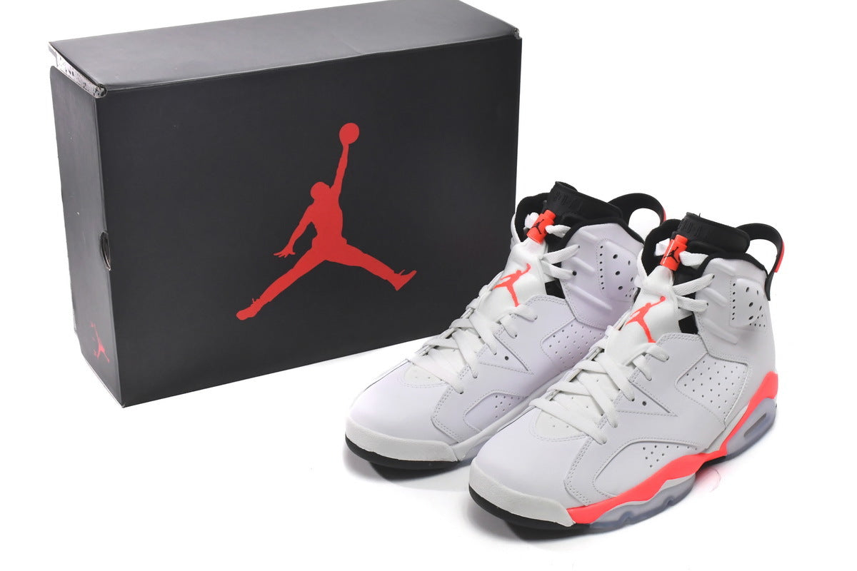 Air Jordan 6 Retro Infrared White Reps Sneaker 384664-123