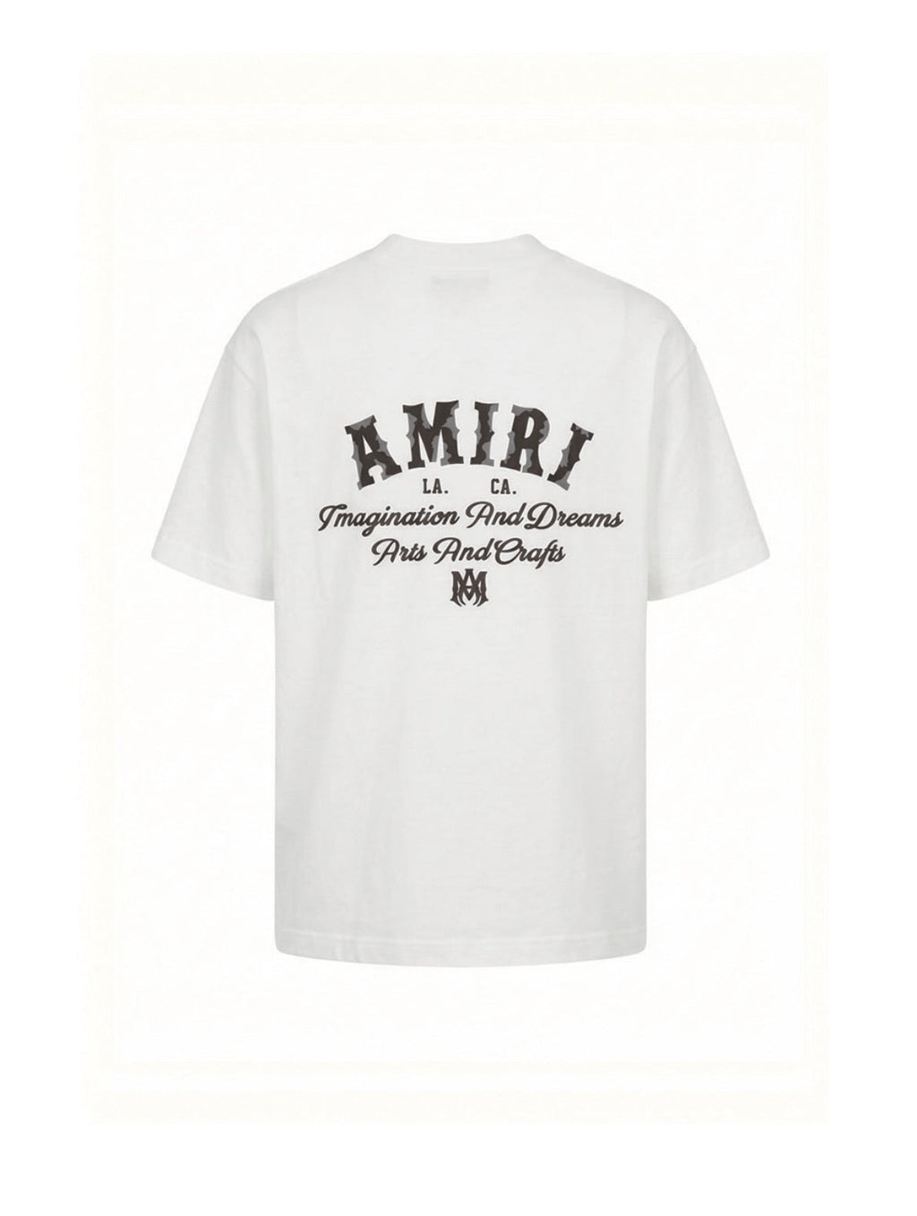 AMIRI MA Monogram Chest Graphic Short‑Sleeve Tee
