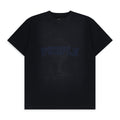 Black Textured Sky High Tee