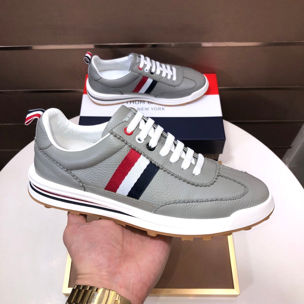 Full-Grain Leather Sneaker III — Classic Court Edition