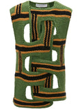 JW Anderson interwoven striped wool vest