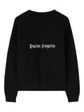 Palm Angels logo-embroidered cotton sweatshirt