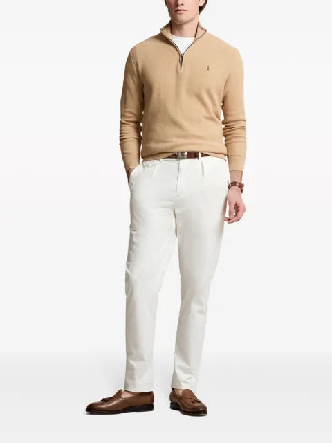 Polo Ralph Lauren quarter-zip embroidered-logo jumper