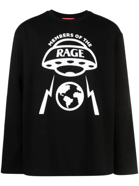 MEMBERS OF THE RAGE illustration-print cotton sweatshirt
