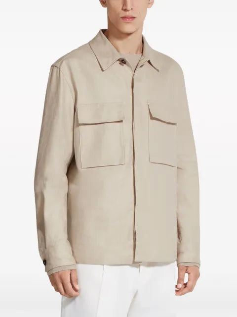 Zegna Oasi Lino overshirt