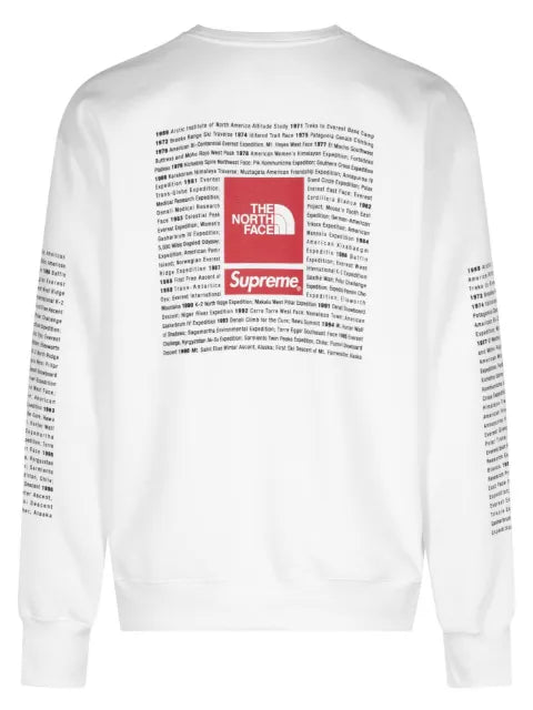Supreme x The North Face "White" sweatshirt