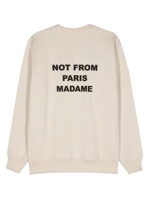 Drôle De Monsieur Le Sweatshirt Slogan top
