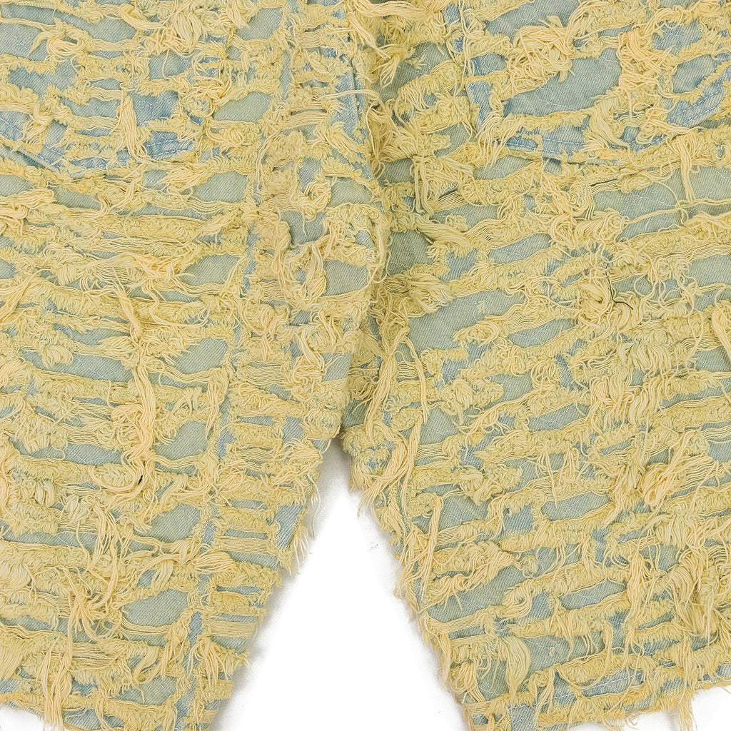 GOLD HUSK DENIM SHORTS