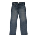 INDIGO LOW-WAIST FLARE DENIM BOOTCUT JEANS