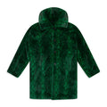 Green Snake Faux Fur Coat