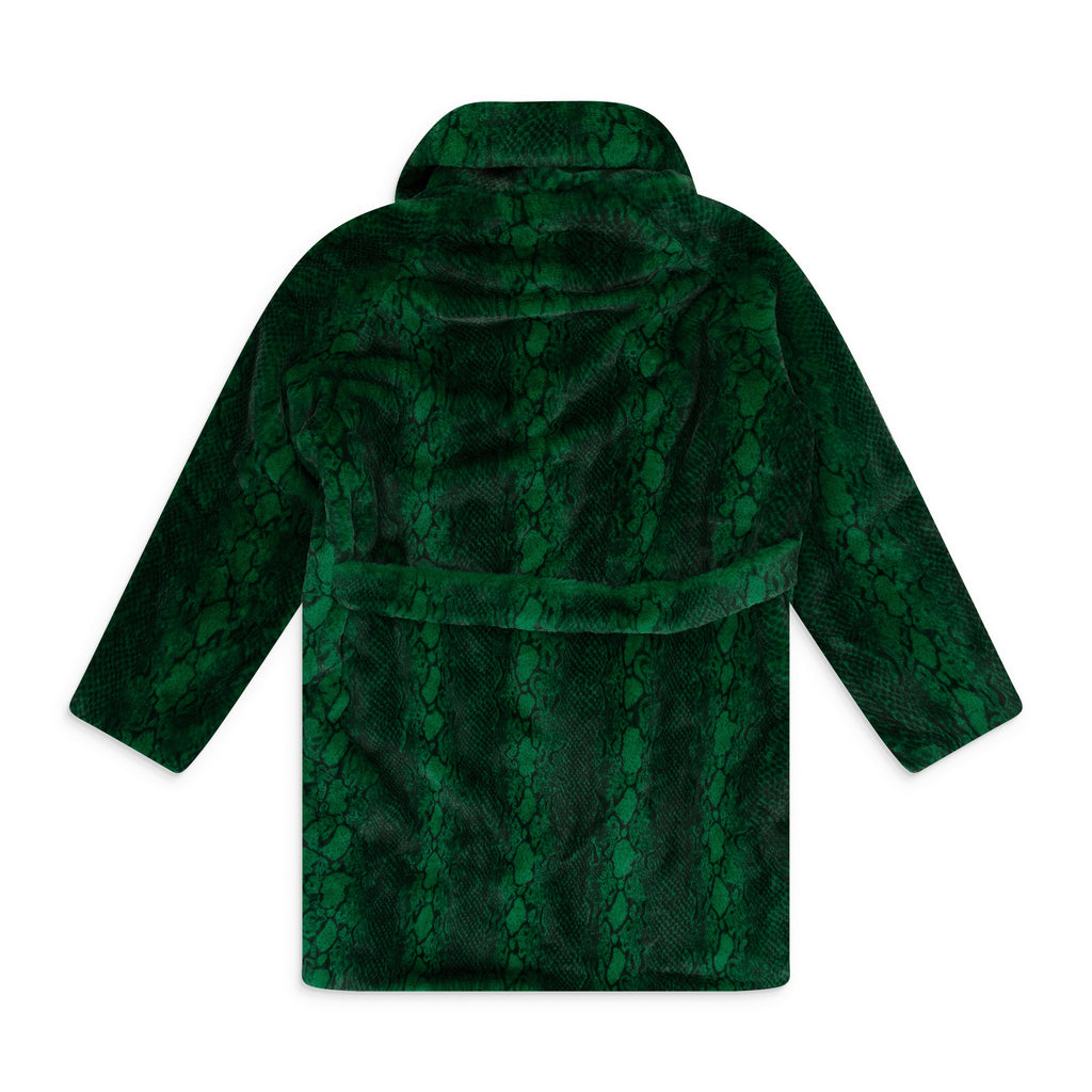 Green Snake Faux Fur Coat