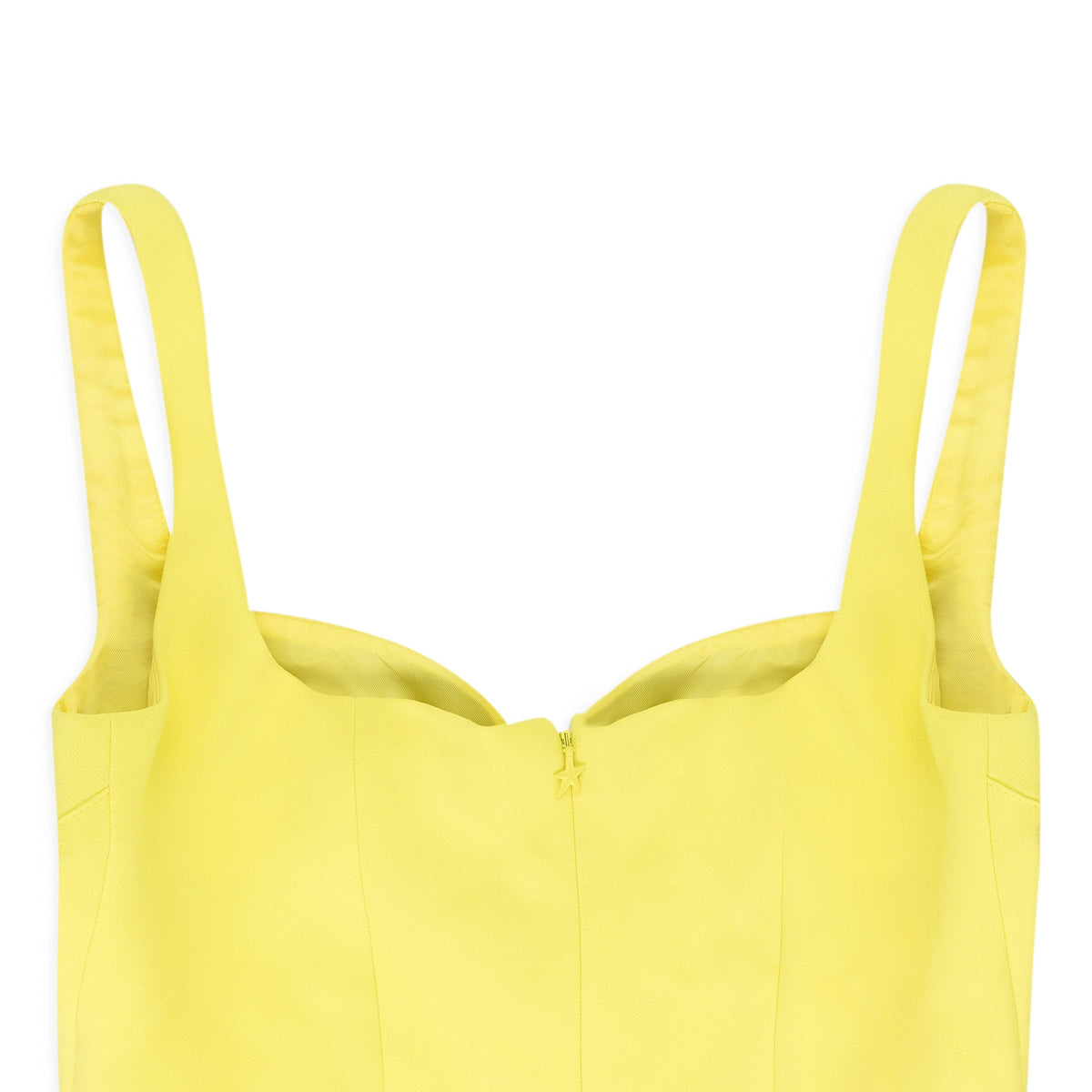 Yellow Bustier Dress
