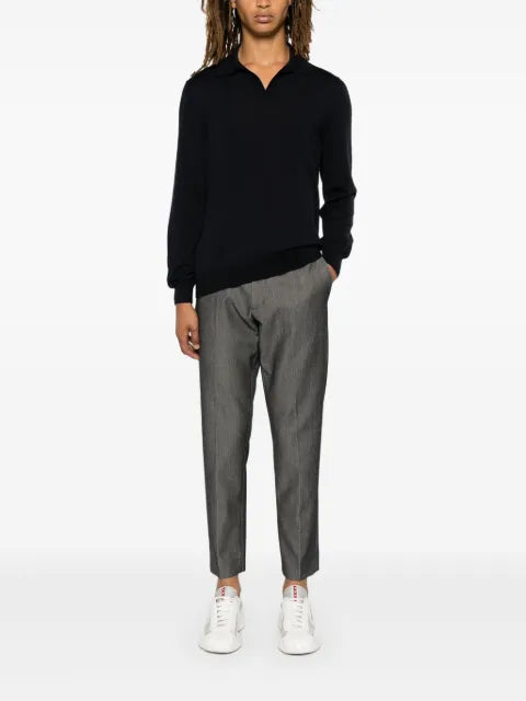 D4.0 knitted polo shirt