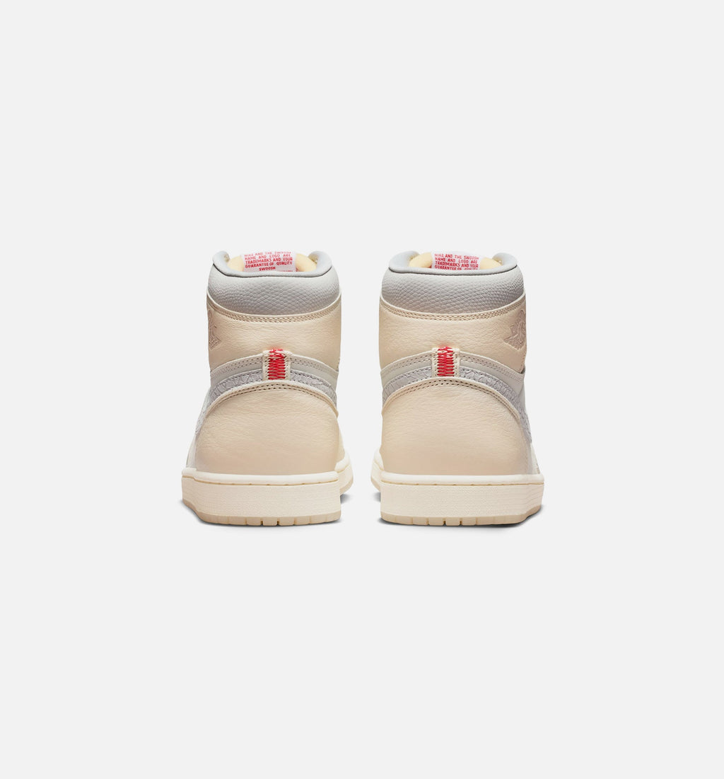 Air Jordan 1 Retro High OG Men's Sneakers - Sail/University Red/Pale Ivory/Coconut Milk/Phantom