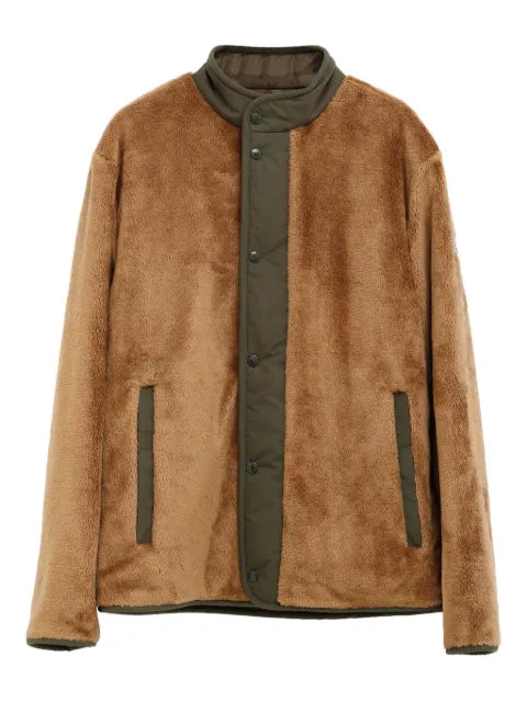 Moncler Rentignat snap-button fleece jacket