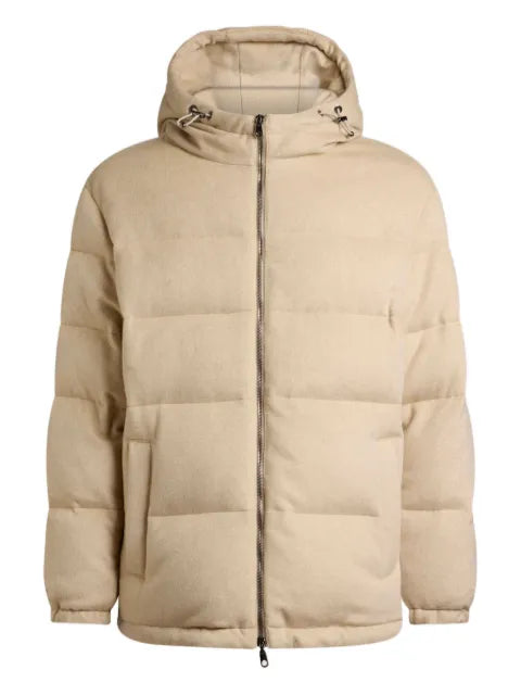 ETRO hooded cashmere down jacket
