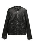 Dolce & Gabbana zip-fastening lambskin leather jacket
