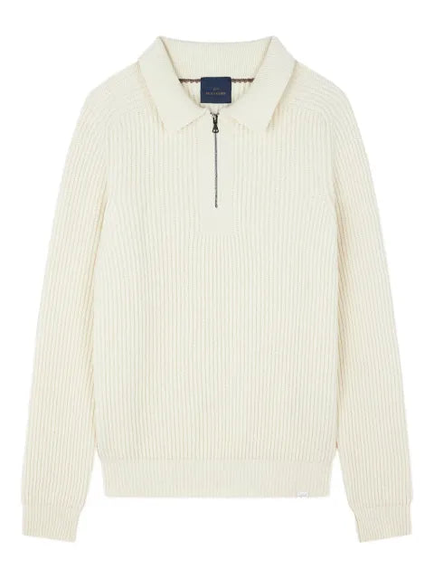 Paul & Shark rib-knit halp-zip sweater