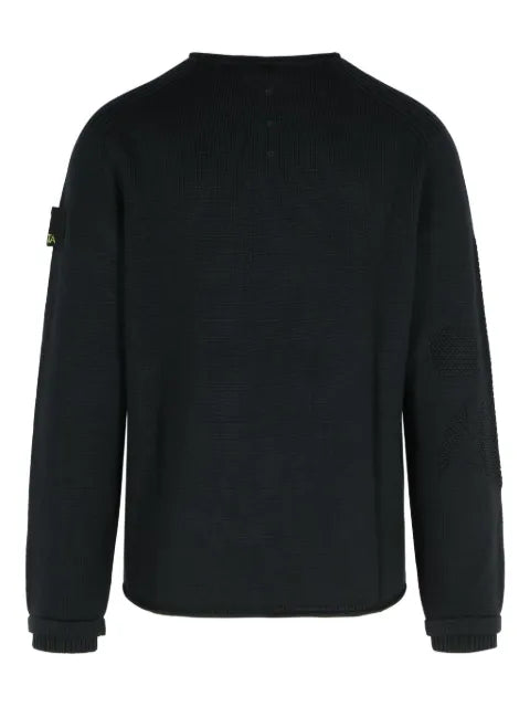 Premiata logo-patch sweater