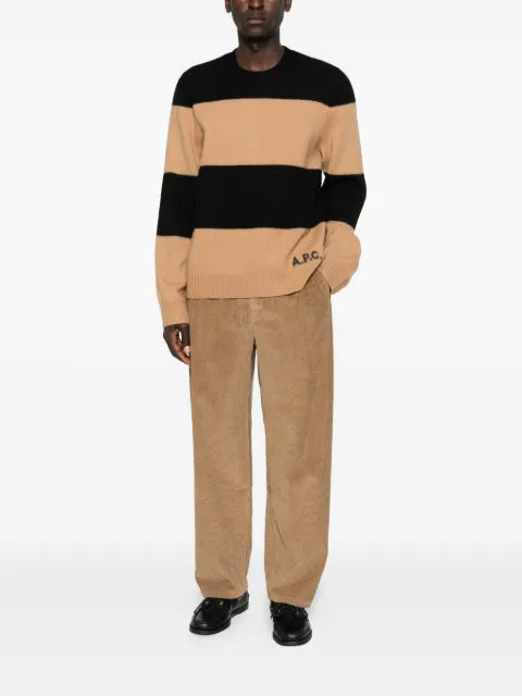 A.P.C. striped cashmere sweater
