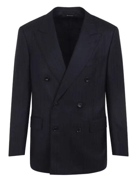 TOM FORD pinstripe double-breasted blazer