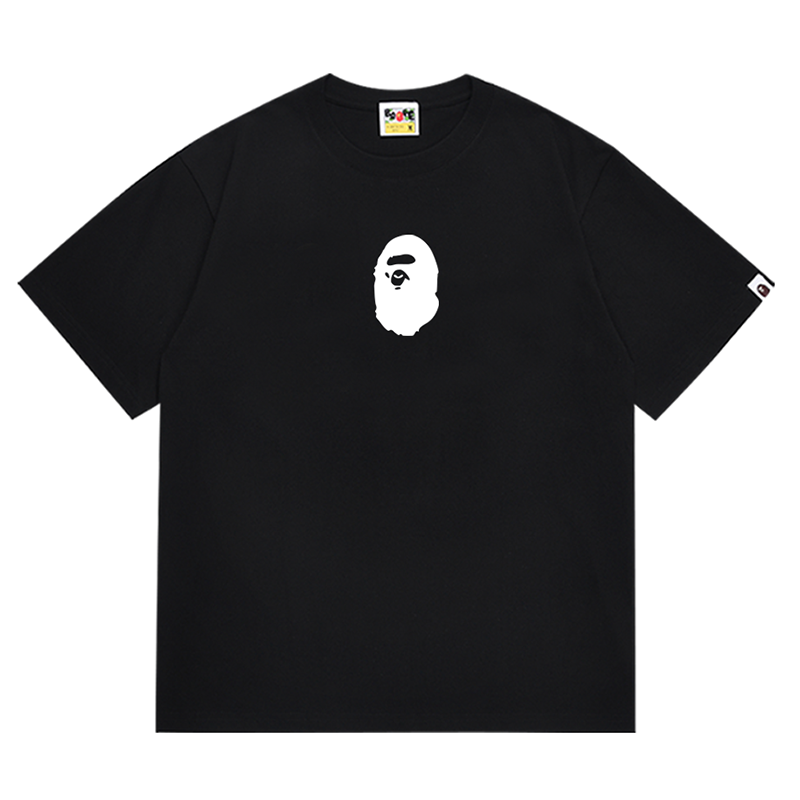 BAPE Small Ape Head Logo Men's T-Shirt - Black