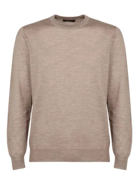 slowear crew-neck cotton sweater