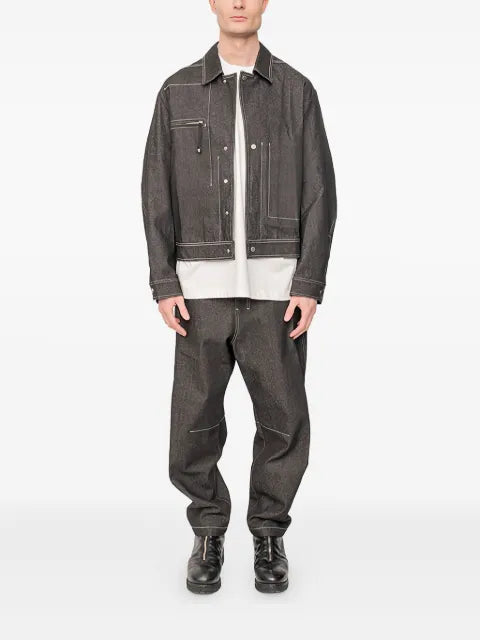 Joe Chia zip-pocket denim jacket