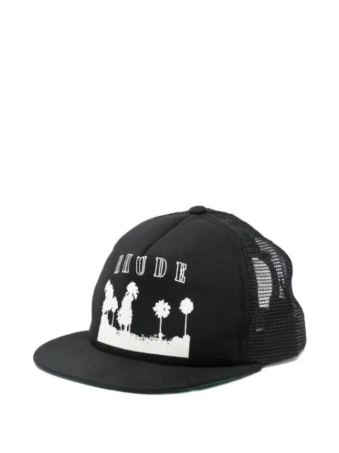 RHUDE logo baseball cap