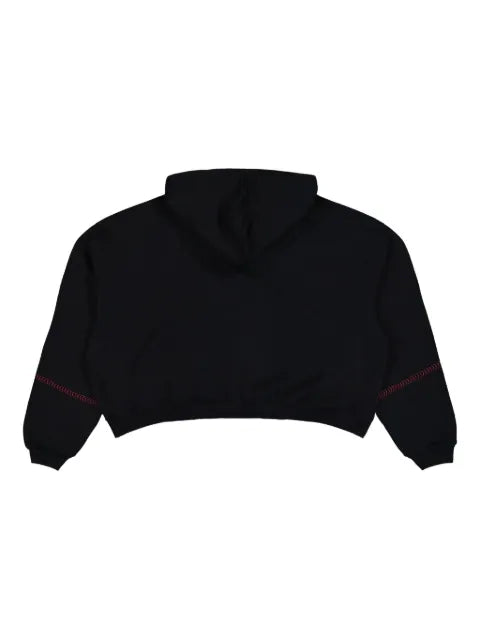 GmbH logo-embroidery hooded sweatshirt