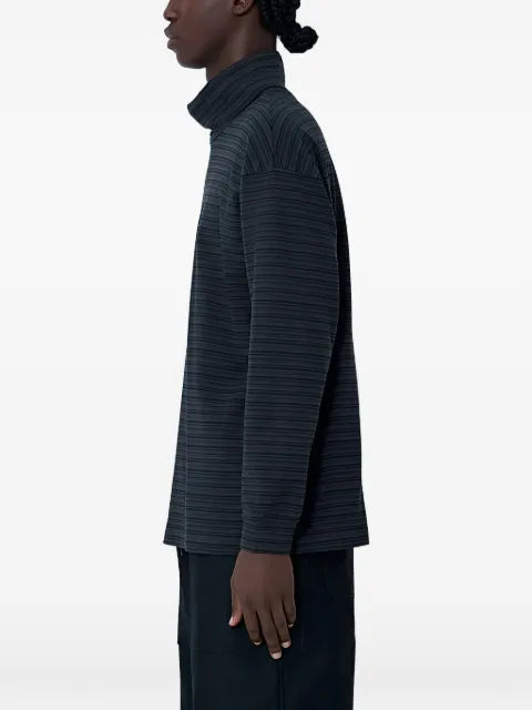 Comme des Garçons Homme striped turtleneck sweatshirt