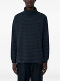 Comme des Garçons Homme striped turtleneck sweatshirt