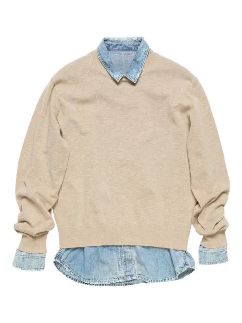 Acne Studios layered wool sweater